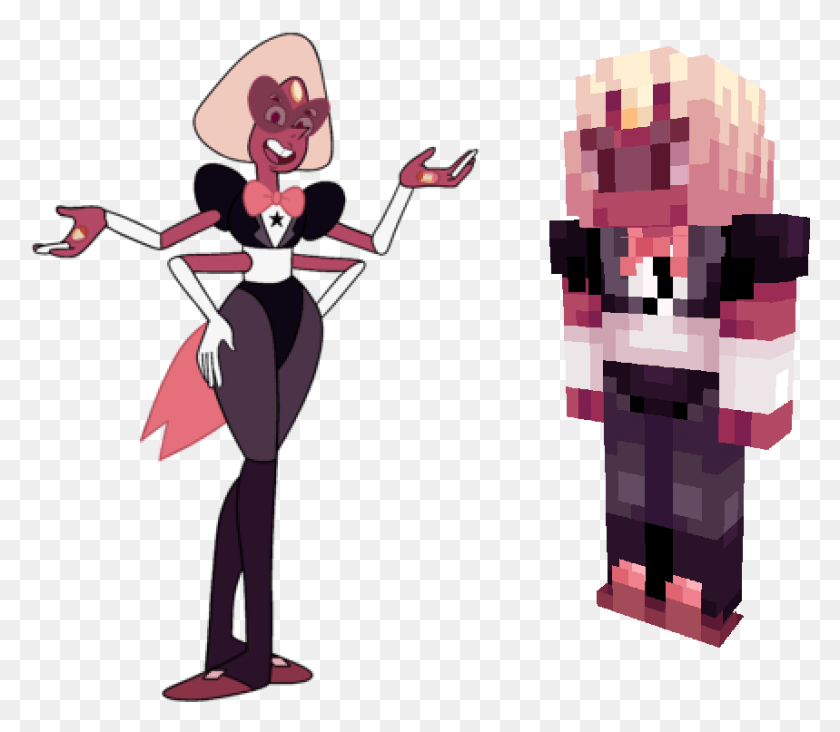859x741 Anyone Else Here Like Minecraft I Make Skins And Just Sardonyx From Steven Universe, Performer, Person, Human HD PNG Download