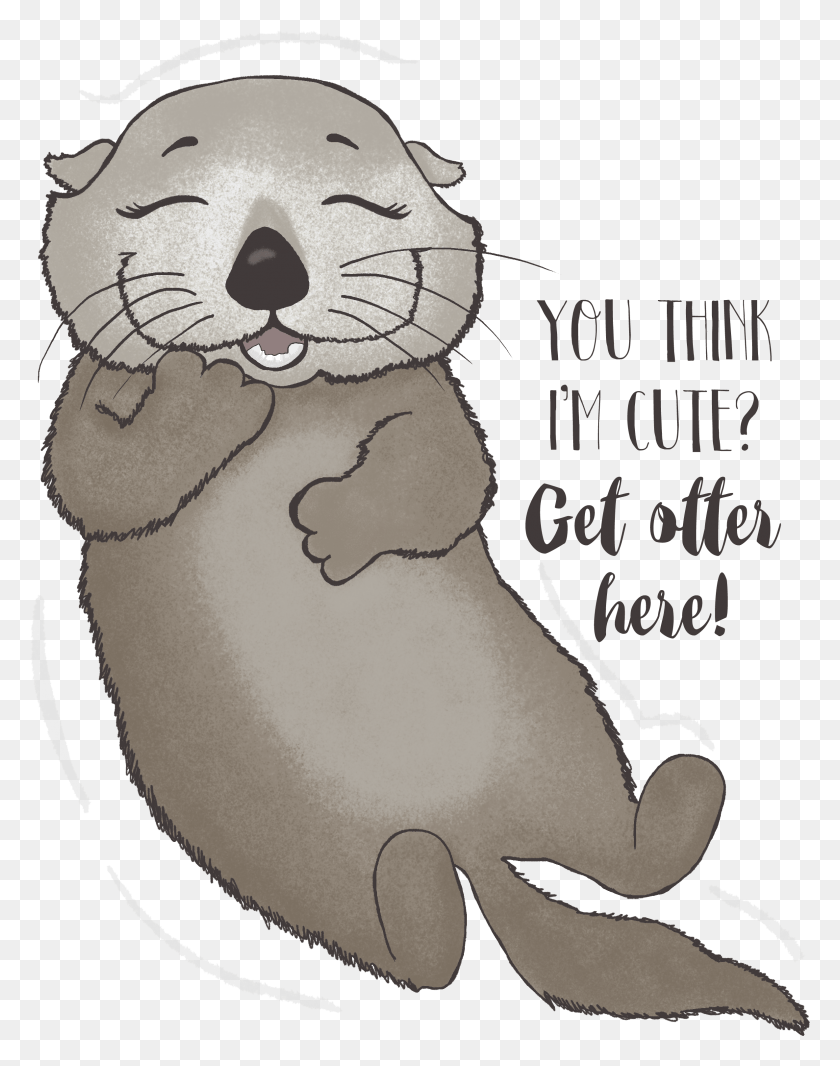 2371x3059 Anyone Mind I Share My Otter Art Here Otter, Wildlife, Animal, Mammal HD PNG Download