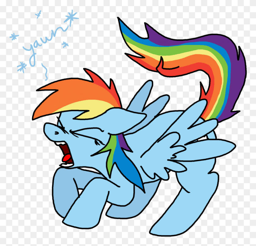 896x857 Anyponedrawn Cute Rainbow Dash Safe Sleepy Solo Cute Rainbow Dash, Graphics, Dragon HD PNG Download