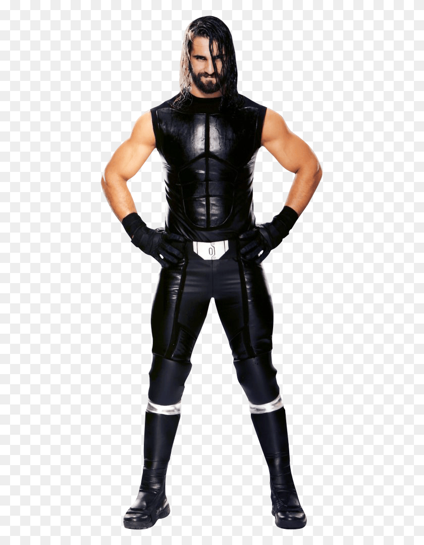 441x1018 Anything That Fall In Between Him And His Target Is Seth Rollins Body Wwe, Clothing, Person, Spandex HD PNG Download