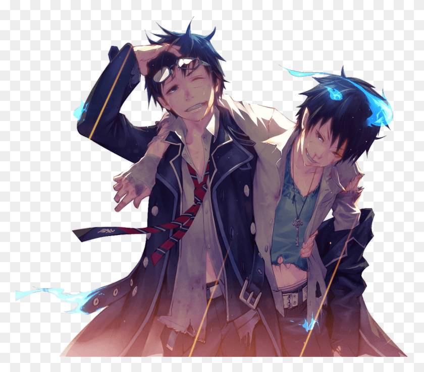 1209x1051 Ao No Exorcist, Person, Human, Clothing HD PNG Download