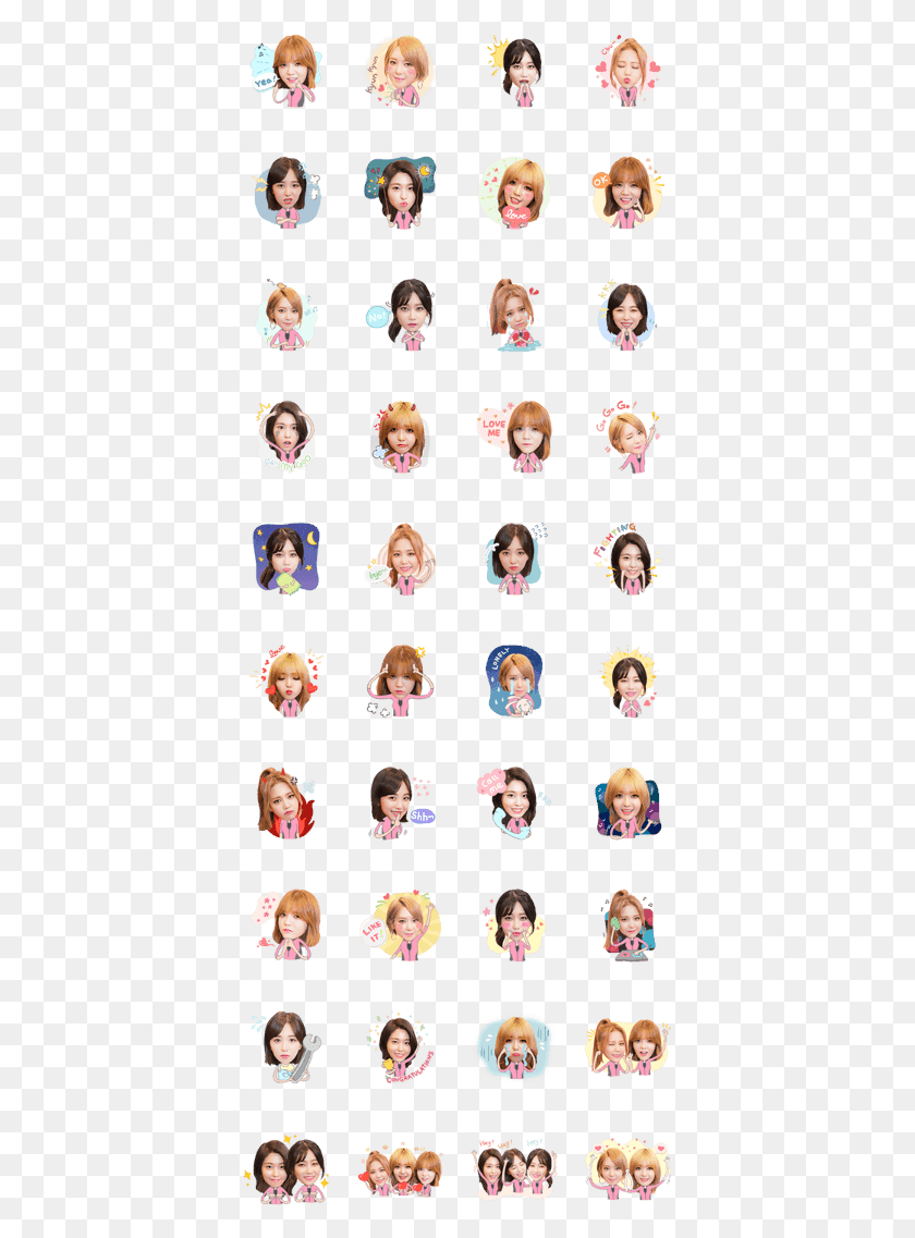 395x1077 Aoa Official Sticker, Face, Person, Human HD PNG Download