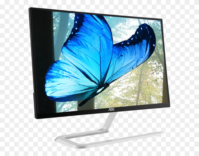599x600 Aoc, Monitor, Screen, Electronics HD PNG Download