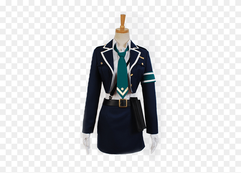 362x542 Aoi Sakurai Uniform Cosplay Costume From Rail Wars School Uniform, Clothing, Sleeve, Tie HD PNG Download