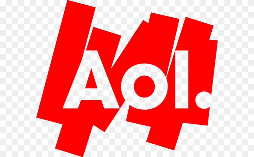 Aol Logo Aol Advertising, Text, Art, Graphics Sticker PNG