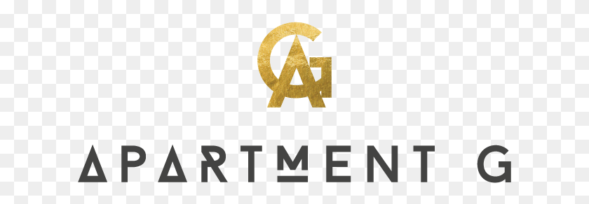 619x232 Apartment G Logo Watermark Color Tan, Symbol, Trademark, Text HD PNG Download