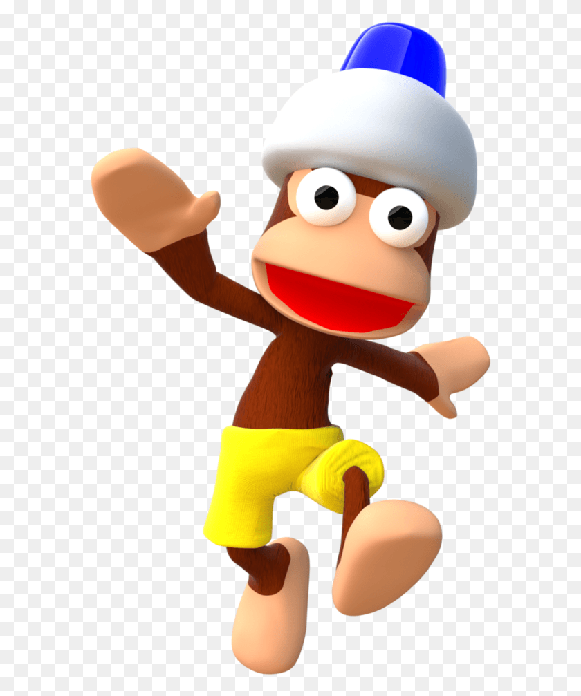 581x947 Ape Escape Pipo Monkey, Doll, Toy, Figurine HD PNG Download