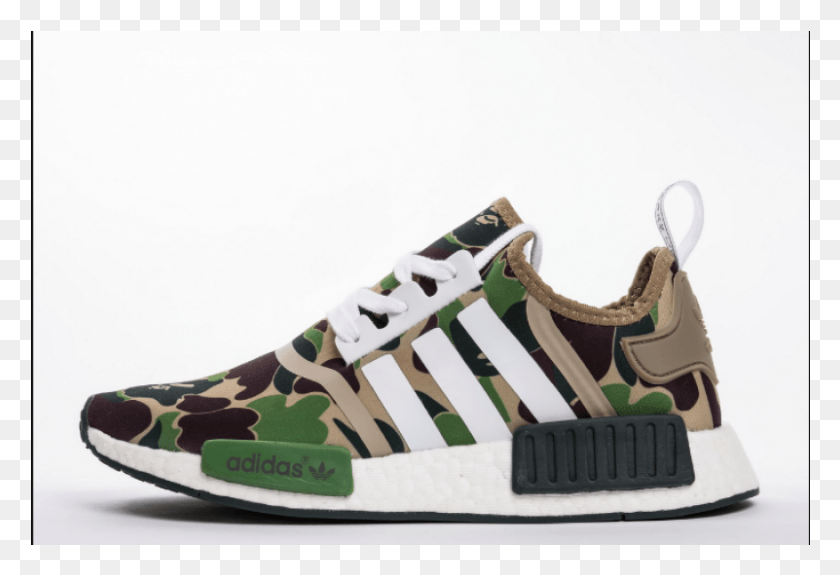 801x529 Ape Man Camouflage Nmd Real Popcorn Generation Bape Bape Nmd, Clothing, Apparel, Shoe HD PNG Download