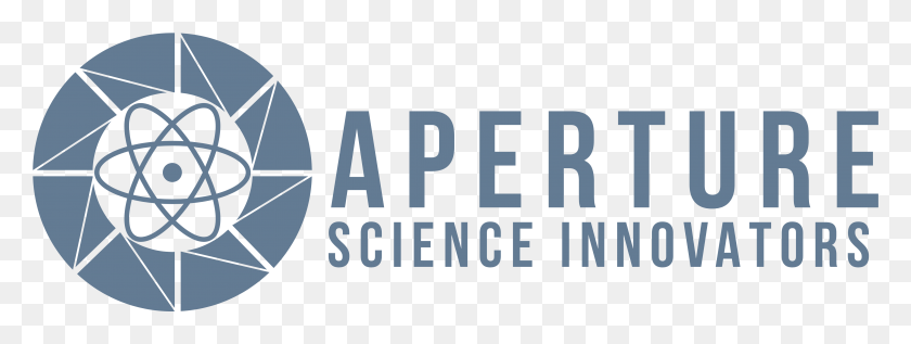 4167x1377 Aperture Science Aperture Science Innovators Logo, Text, Word, Alphabet HD PNG Download