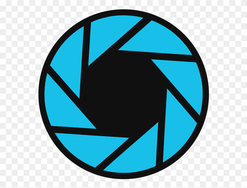 582x582 Aperture Science Indicator Floor Blue Aperture Science Logo Transparent, Symbol, Logo, Trademark HD PNG Download