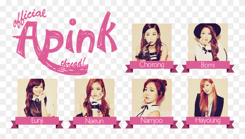 900x483 Apink Pictures With Names, Person, Human, Advertisement HD PNG Download