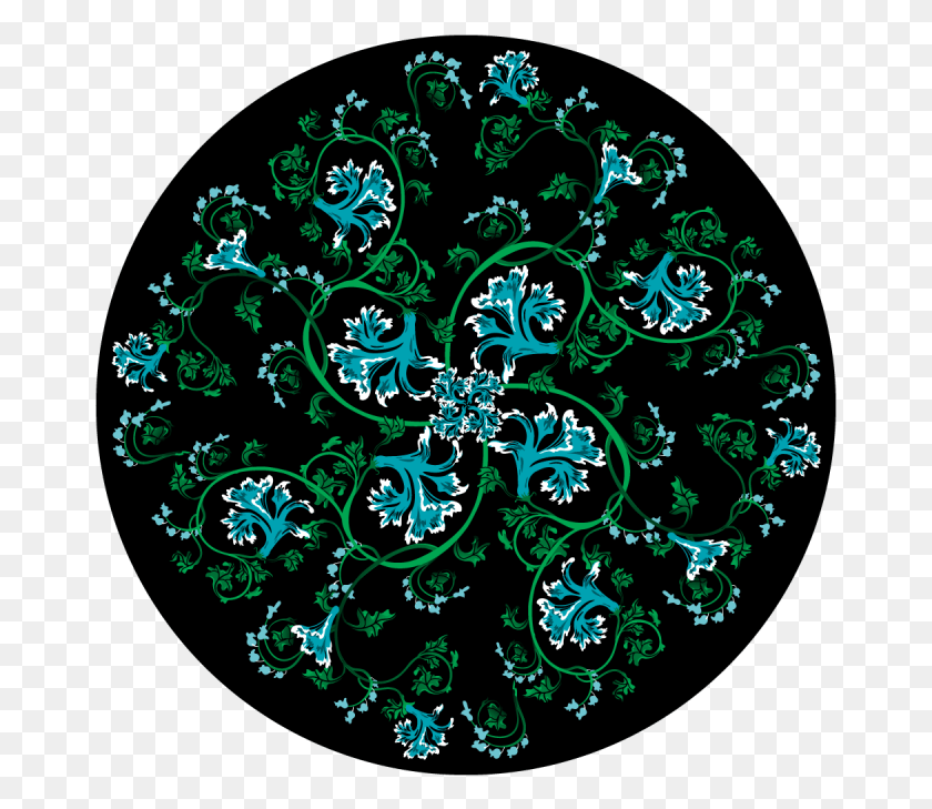 669x669 Apollo Design 1177 Carnation Twirl Glass Pattern Circle, Graphics, Diseño Floral Hd Png