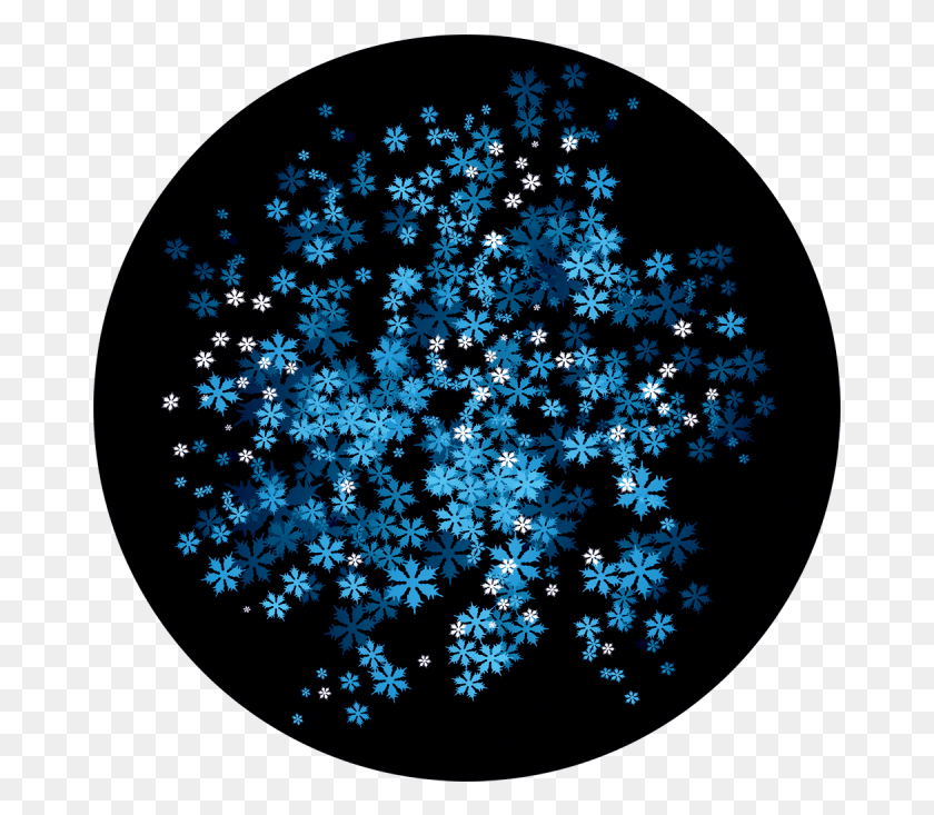 673x673 Apollo Design 1181 Fairy Tail Snowflakes Glass Pattern Circle, Jigsaw Puzzle, Game, Photography HD PNG Download