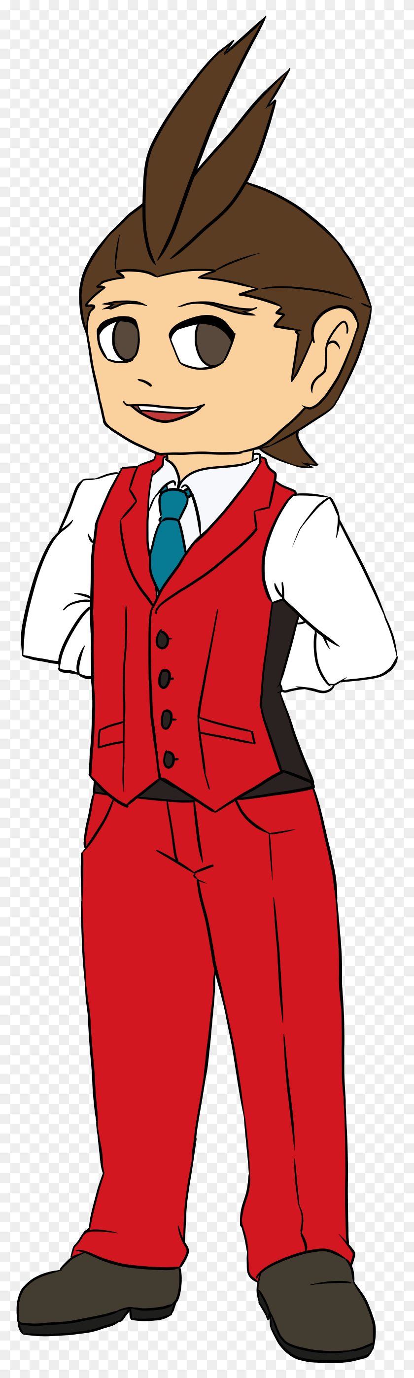 775x2736 Apollo Justice Is Fine, Clothing, Apparel, Vest HD PNG Download