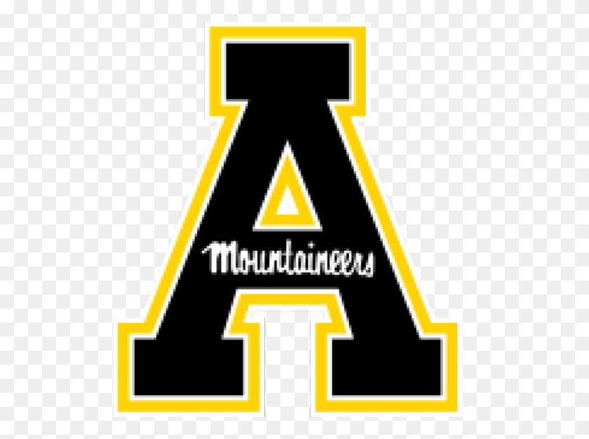 521x566 App State Mountaineers Logo Logo Appalachian State University, Text, Symbol, Alphabet HD PNG Download