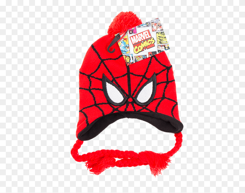 420x601 Apparel Spiderman Beanie, Mask, Pillow, Cushion HD PNG Download