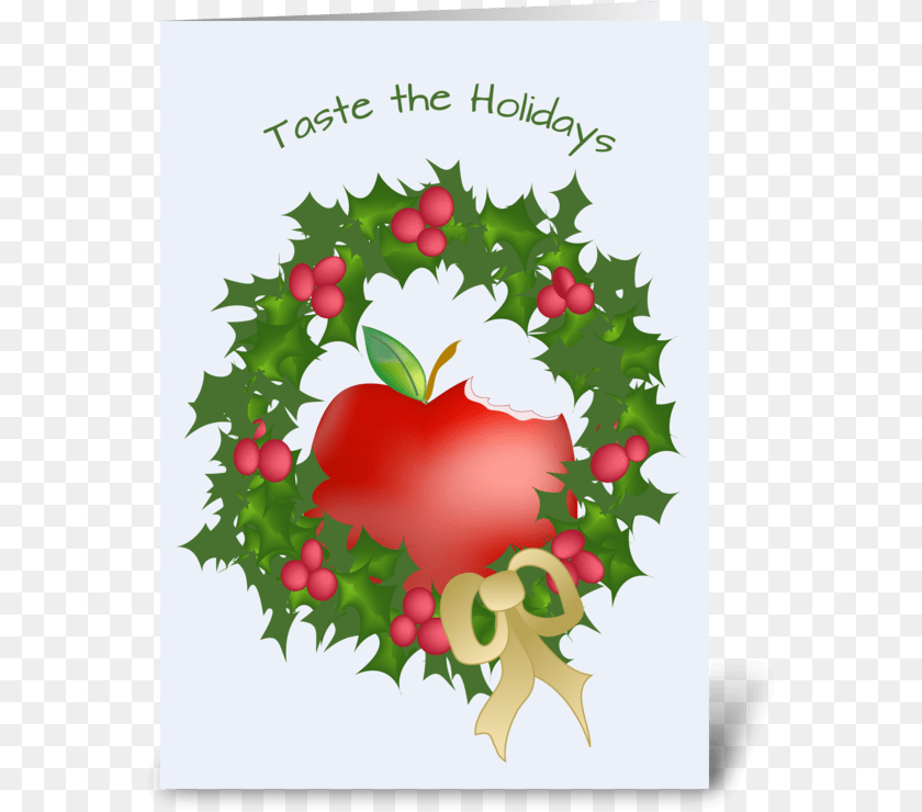 580x740 Apple And Wreath Greeting Card, Envelope, Greeting Card, Leaf, Mail Clipart PNG