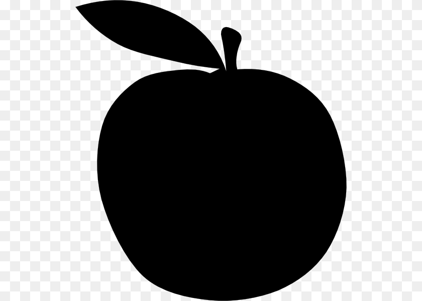 540x599 Apple Black Clip Art For Web, Food, Fruit, Plant, Produce Clipart PNG