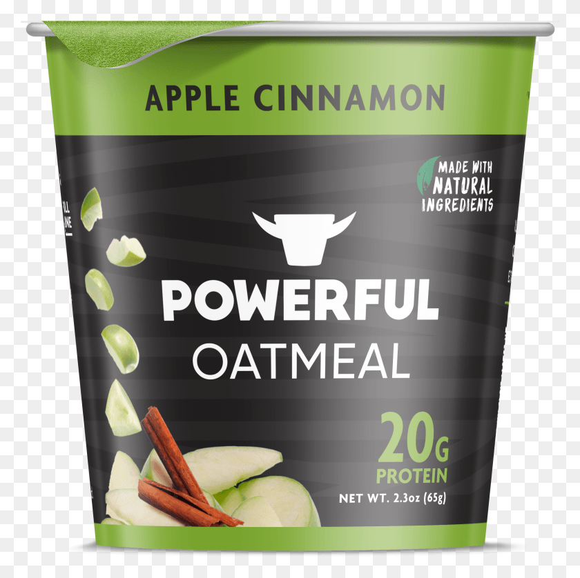 2217x2213 Apple Cinnamon Oatmeal Powerful Yogurt, Dessert, Food, Plant HD PNG Download