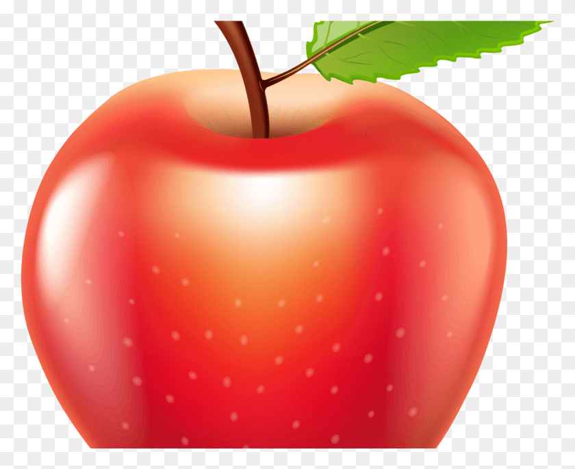 1498x1201 Apple Clipart Cute Transparent, Plant, Fruit, Food HD PNG Download