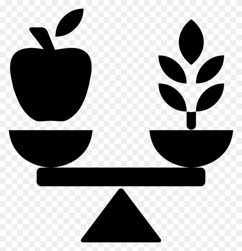 940x980 Apple Clipart Healthy Food Balanced Diet Icon, Stencil, Plant, Symbol HD PNG Download