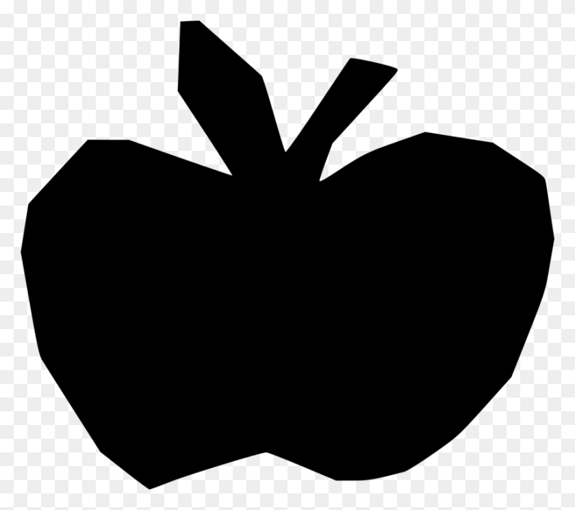 855x750 Apple Computer Icons Black And White Cute Apple Clipart, Gray, World Of Warcraft HD PNG Download