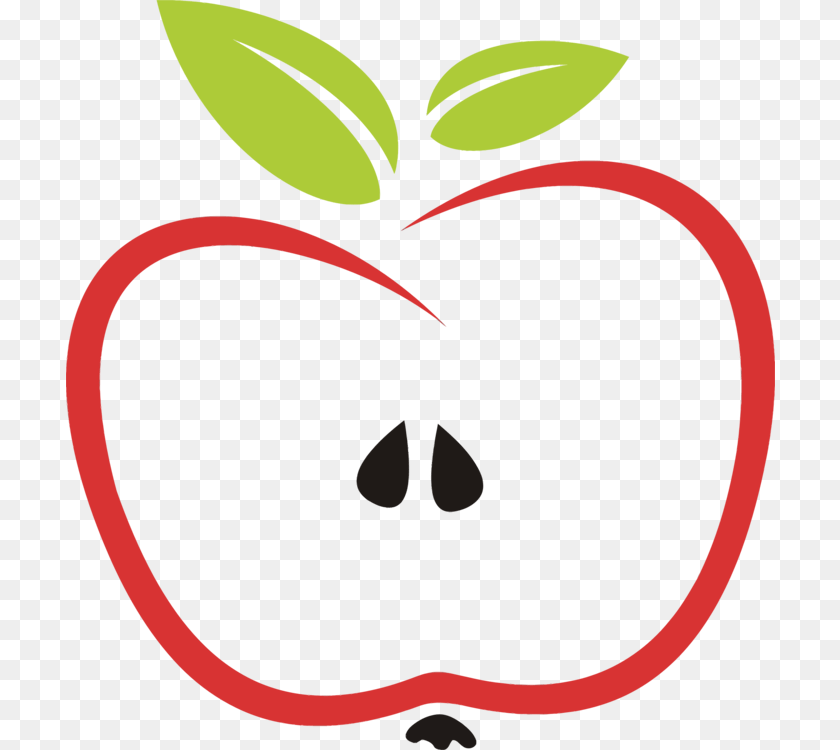 Apple Computer Icons Fruit Encapsulated Postscript, Food, Plant, Produce, Leaf Transparent PNG