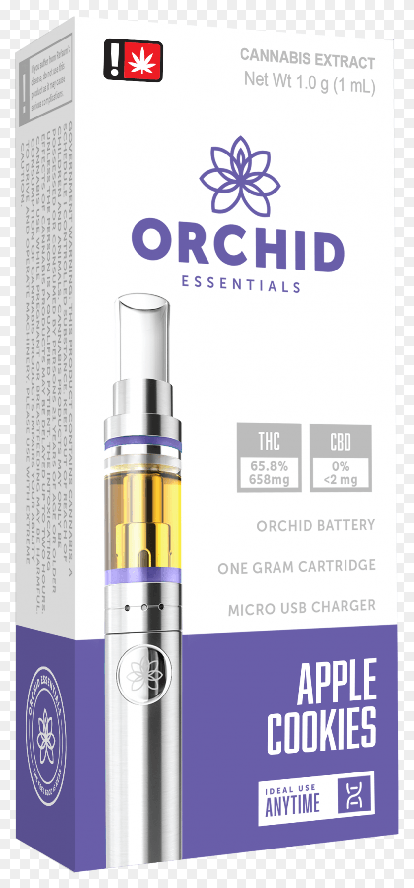 956x2132 Apple Cookies 1g Kit By Orchid Essentials Orchid Dab Pen, Bottle, Electrical Device, Tin HD PNG Download