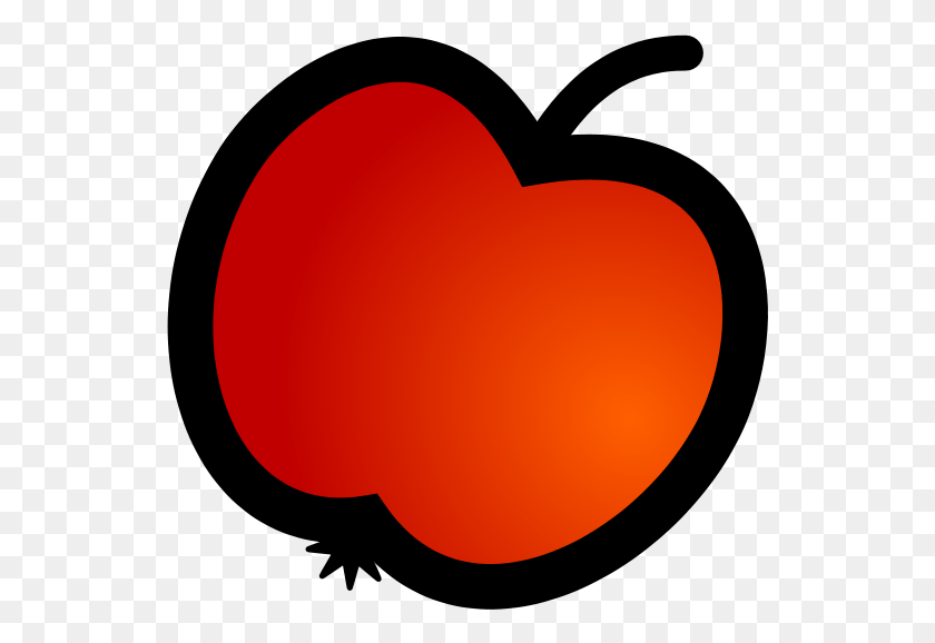 541x518 Apple Icon Clip Arts, Heart, Balloon, Ball HD PNG Download