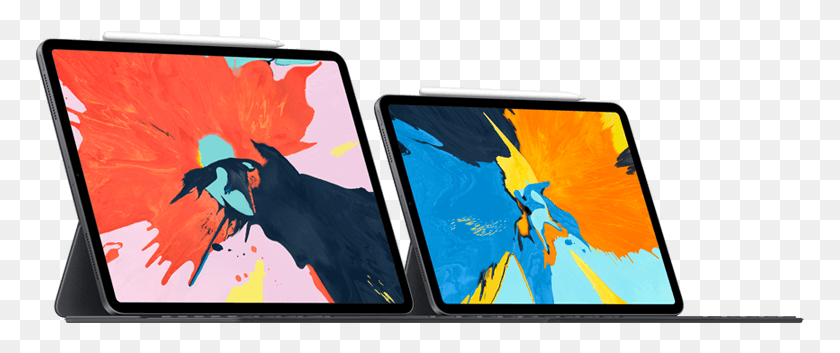 769x293 Apple Ipad Pro Family With Apple Pencil And Keyboard Ipad Pro 2018, Tablet Computer, Computer, Electronics HD PNG Download