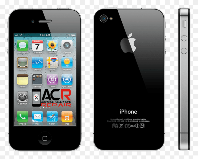 818x645 Apple Iphone 4 Black, Mobile Phone, Phone, Electronics HD PNG Download