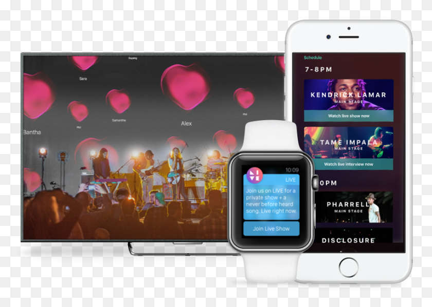 851x588 Descargar Png Apple Live Music Concept Dispositivos Iphone, Teléfono Móvil, Teléfono, Electrónica Hd Png