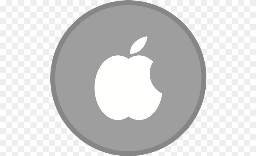 513x513 Apple Logo Icon Of Rounded Style Available In Svg Emblem, Food, Fruit, Plant, Produce Sticker PNG