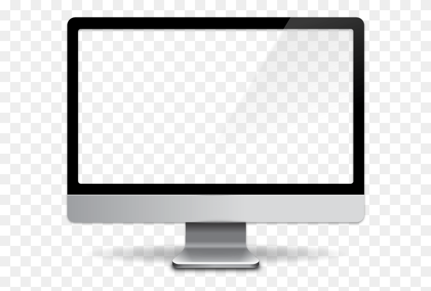 588x508 Экраны Apple Mac Imac С Тенью, Жк-Экран, Монитор, Экран Hd Png Скачать