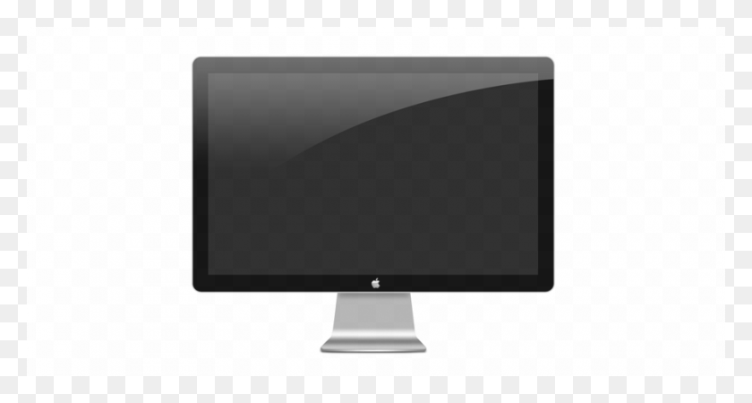 900x450 Apple Monitor Apple Cinema Display Led Backlit Lcd Display, Screen, Electronics, Lcd Screen HD PNG Download