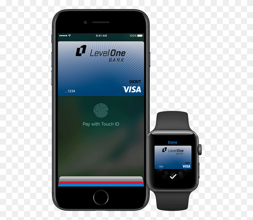 500x670 Apple Pay Makes Paying With Your Level One Bank Visa Visa, Mobile Phone, Phone, Electronics HD PNG Download