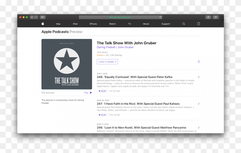1195x727 Apple Podcasts On The Web, File, Webpage, Driving License HD PNG Download