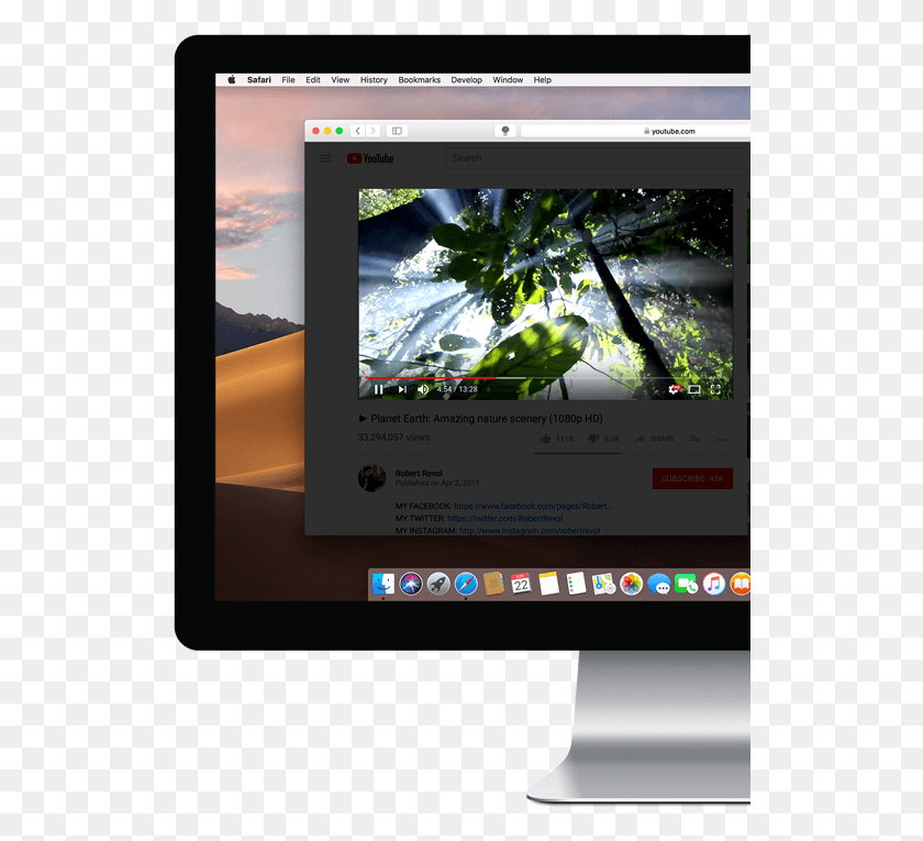 526x705 Apple Safari Extension Web Browser Screen Led Backlit Lcd Display, Monitor, Electronics, Computer HD PNG Download