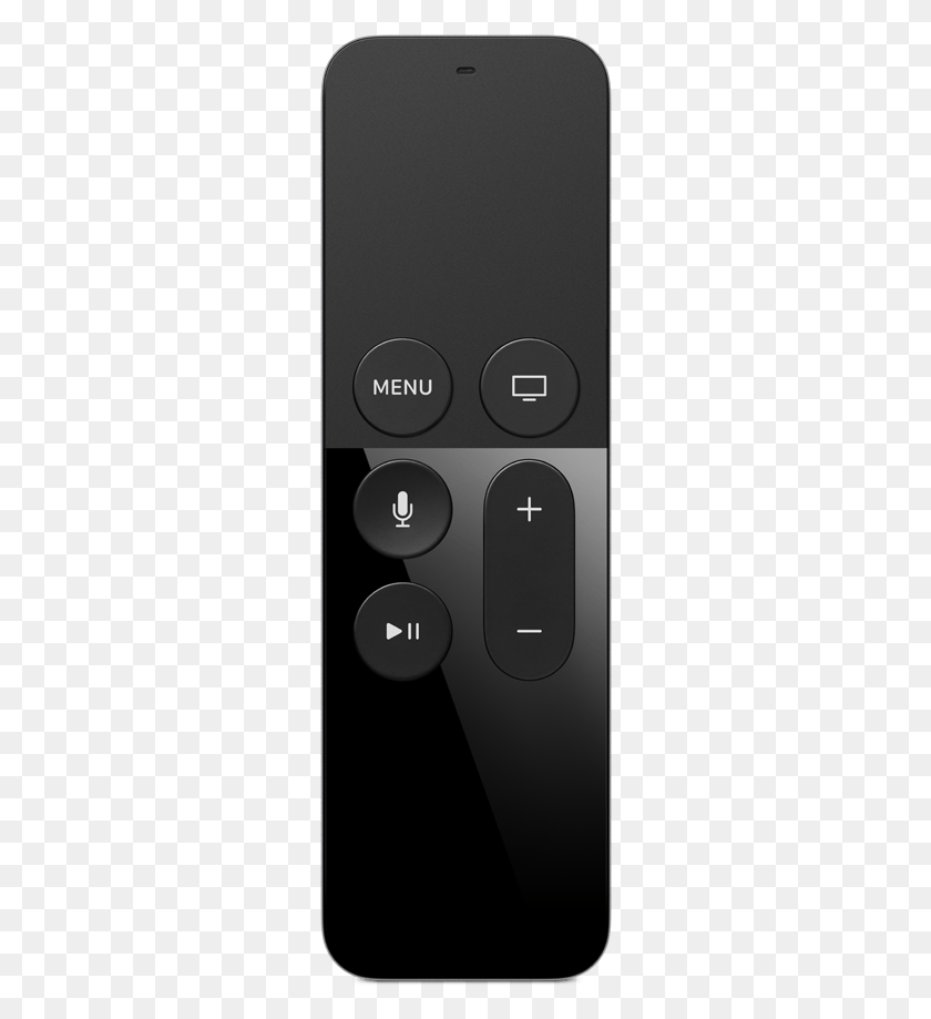 264x859 Descargar Png Apple Siri Remote Mqge2Zm A Apple Tv Remote, Teléfono Móvil, Electrónica Hd Png