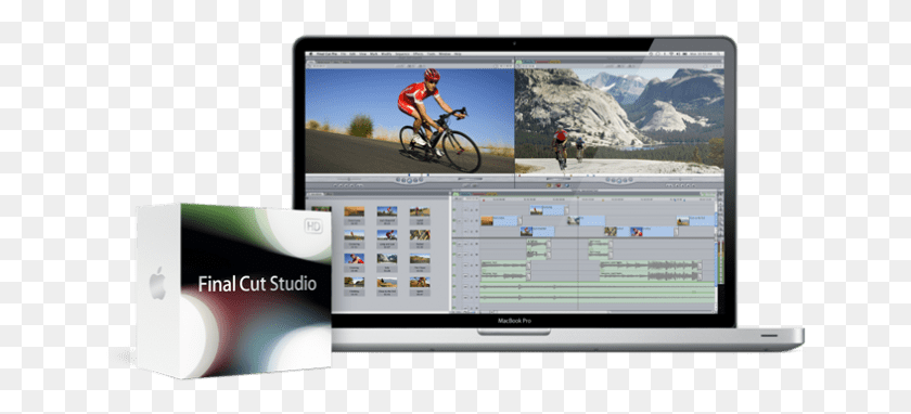 646x322 Apple Updates Final Cut Pro Mac Pro 2010 Monitor, Bicycle, Vehicle, Transportation HD PNG Download