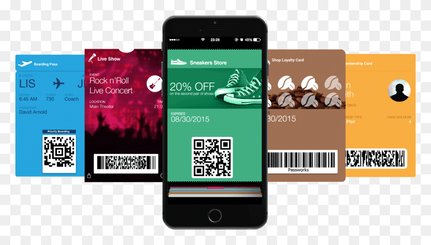 1964x1053 Apple Wallet Pass Apple Wallet Pass Design, Mobile Phone, Phone, Electronics HD PNG Download