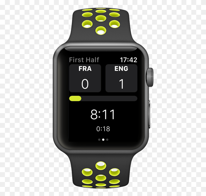 412x737 Descargar Png Apple Watch Nike Black Case, Teléfono Móvil, Teléfono, Electrónica Hd Png