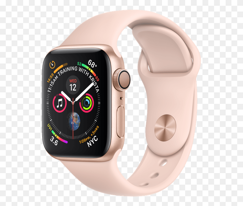 555x654 Apple Watch Series 4 44mm Rose Gold, Wristwatch, Helmet, Clothing HD PNG Download