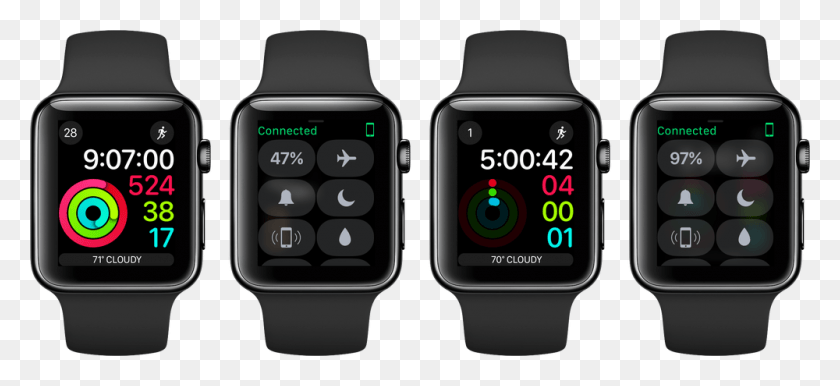 1000x418 Apple Watch Series Apple Homekit Apple Watch, Наручные Часы, Цифровые Часы, Мышь Png Скачать