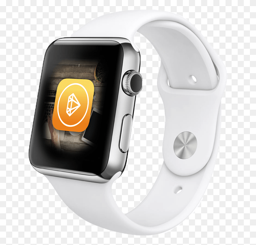 654x744 Descargar Png Apple Watch Plantilla 2 Apple Watch Series 3 Oro Con Banda Blanca, Reloj De Pulsera, Reloj Digital, Casco Hd Png