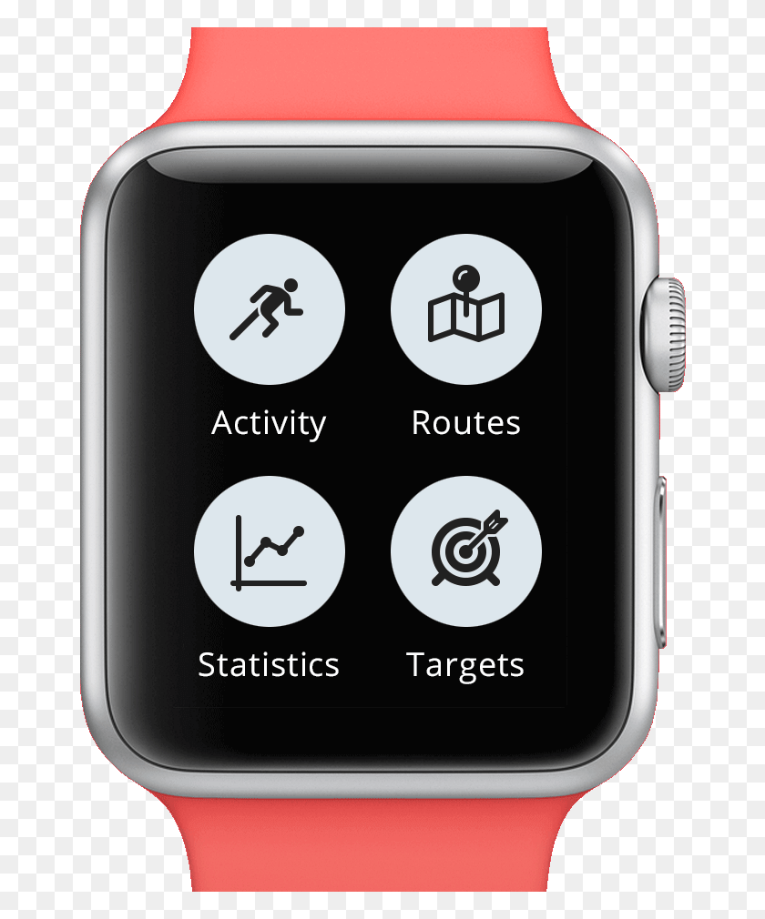 668x950 Смарт-Часы Apple Watchkit Icons Pink A1, Мобильный Телефон, Телефон, Электроника Hd Png Скачать