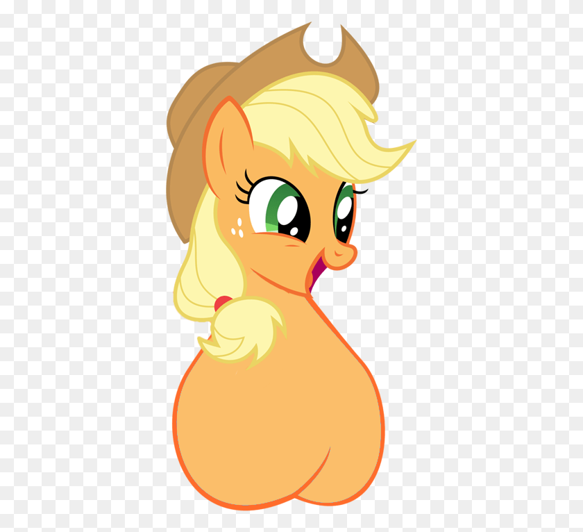 363x706 Applejack Balls Questionable Sack Pony Simple Background My Little Pony Friendship, Face, Food, Flare HD PNG Download