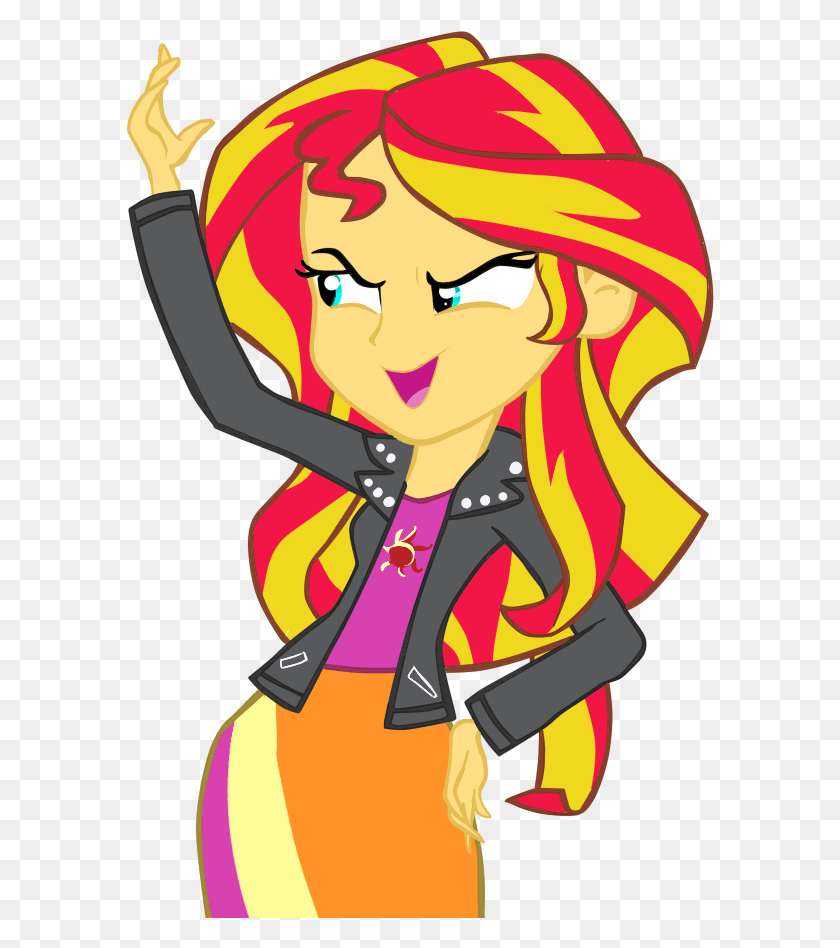 589x888 Applejack Equestria Girls By Strumfreak On Clipart Sunshine Shimmer Equestria Girl, Helmet, Clothing, Apparel HD PNG Download