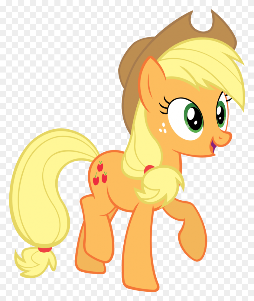 815x979 Applejack Is A Cowgirl Earth Pony And Is One Of The My Little Pony Apple Jack, Plant, Food, Toy HD PNG Download