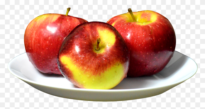 1303x647 Apples On The White Plate Image Apples On A Plate, Apple, Fruit, Plant HD PNG Download